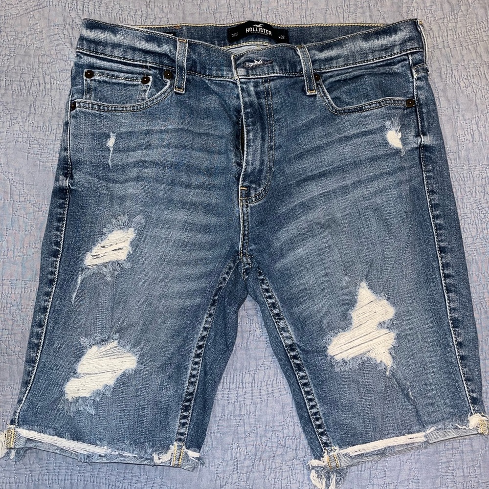 Hollister Skinny Denim Shorts 9”